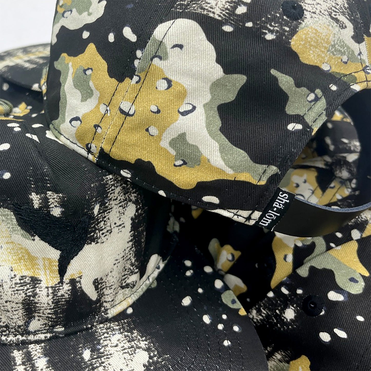 STORM CAMO HAT BLACK