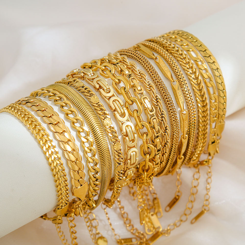 Stainless Steel Chain Bracelet High-end Womens Jewelry