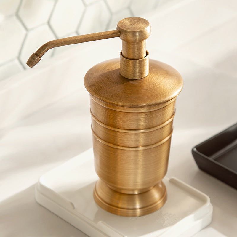 American Copper Bathroom Kit  Toiletry Set Toothbrush Cup Holder Mouthwash Cup Hand Sanitizer Bottle Soap Box