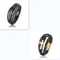 Men's multi-layer braided leather bracelet