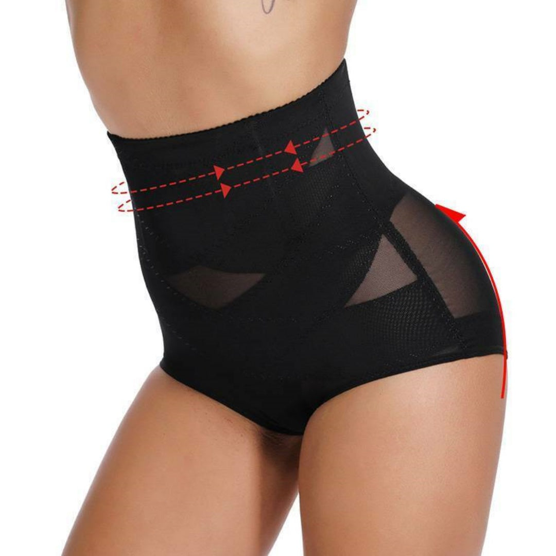 Women High Waist Slimming Tummy Control Knickers Shaper Briefs Underwear Panty--L Code