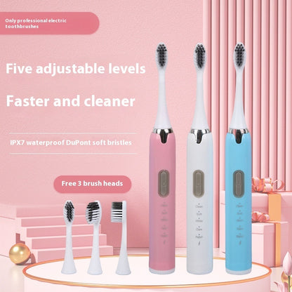 Soft Wool Smart Home Automatic Rechargeable Electric Toothbrush
