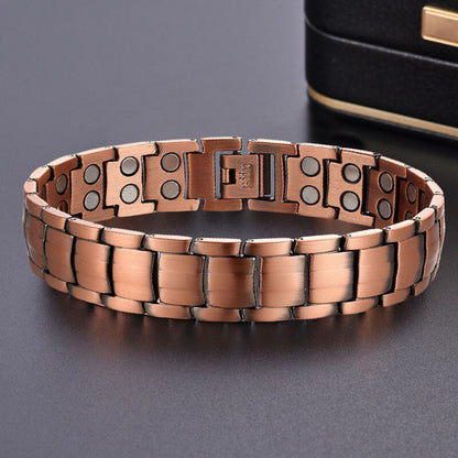 Pure Copper Fully Magnetic Bracelet For Arthritis Relief Remove Tool Gift Boxed