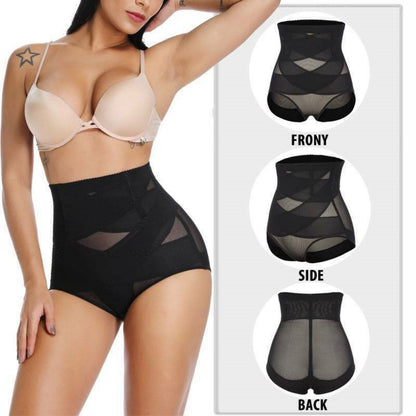 Women High Waist Slimming Tummy Control Knickers Shaper Briefs Underwear Panty--L Code