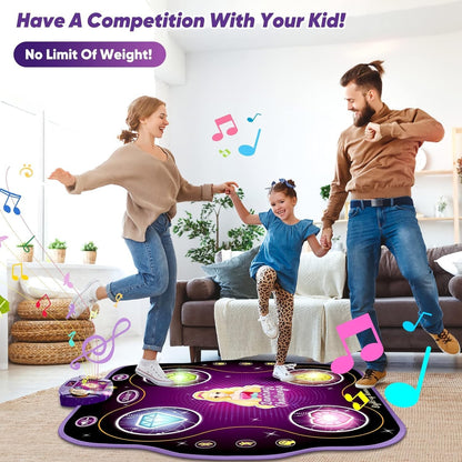 Dance Mat Toys For 3-12 Year Old Kids Electronic Dance Pad Children's Gift UK
