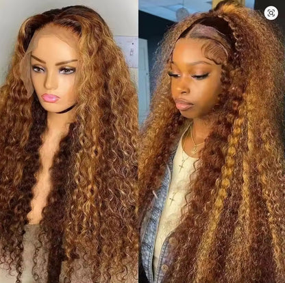 Fashionable Piano-Color Front Lace Wigs