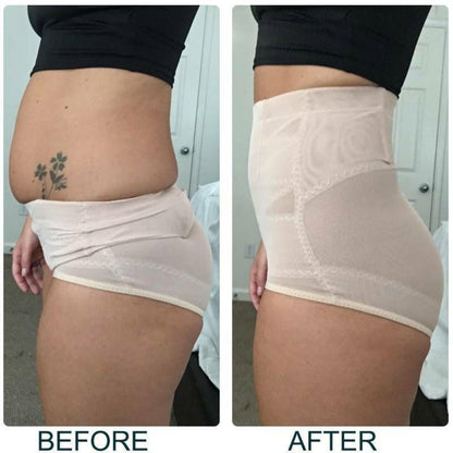 Women High Waist Slimming Tummy Control Knickers Shaper Briefs Underwear Panty--L Code