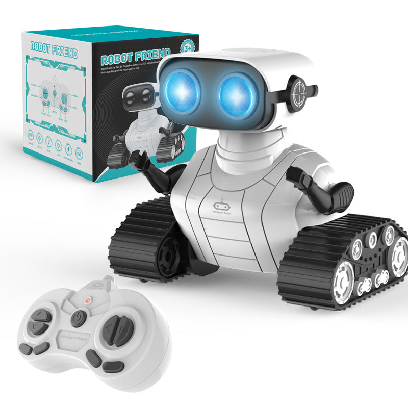 Children's Sound And Light Dancing Rechargeable Remote Control Robot Toys