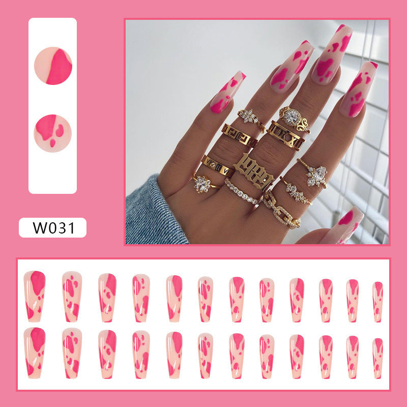 European And American Nails 24 Pieces