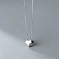 MODIAN Classic 925 Sterling Silver Romantic Heart  Chain Link Pendant Necklaces for Women Fine Jewelry Valentine's Day Gifts