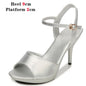Sandals Shoes Woman High Heels Platform 2021 Sexy Sandals Wedding Shoes Steel Tube Dancing Girl White Stripper Shoes Open Toe