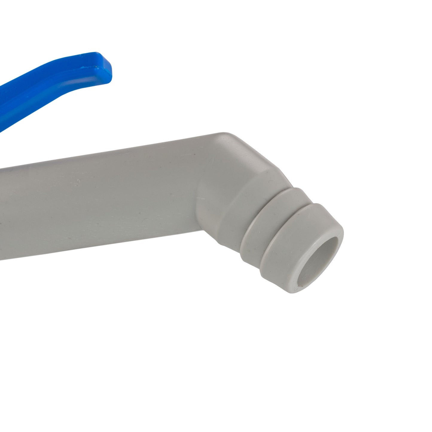 45 Degree PP Barbed Lever Tap, 1" BSP + PTFE