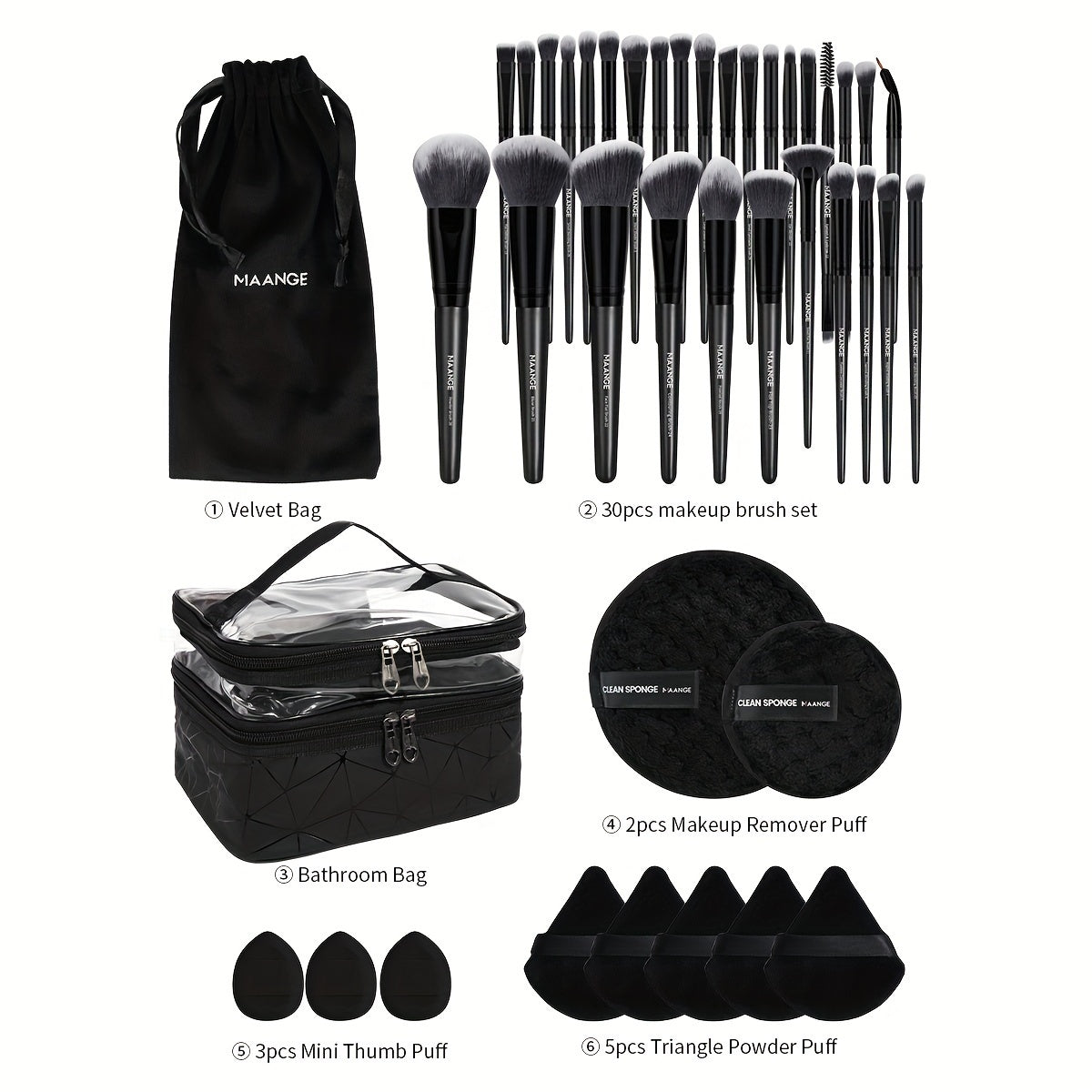Makeup Brush Set
