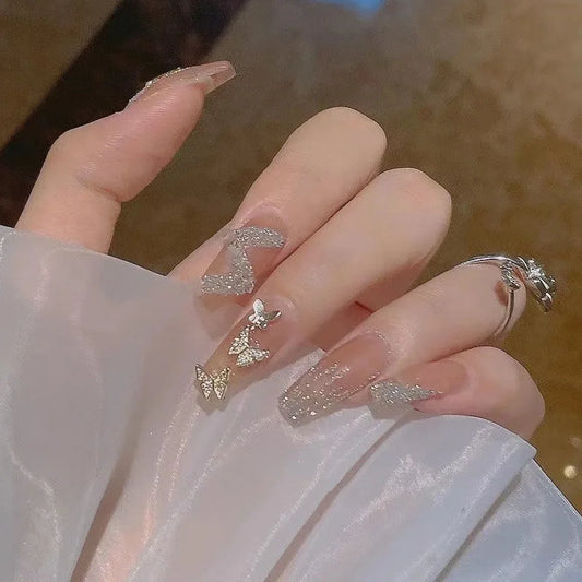 Medium Long Acrylic Fake Nails