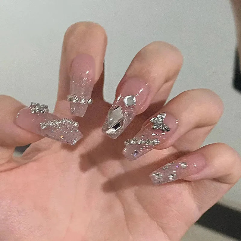 Medium Long Acrylic Fake Nails