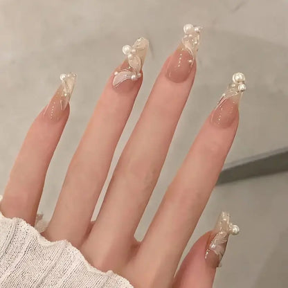 Medium Long Acrylic Fake Nails