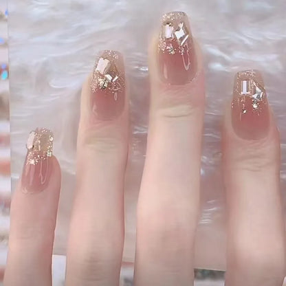 Medium Long Acrylic Fake Nails