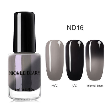 Peelable Glitter Nail Polish Color-changing