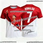 Ronaldo 7 Football Jersey ChatGPT AI Fan Edition Summer Soccer Training Tops Casual Comfortable Sportswear for Men and Children