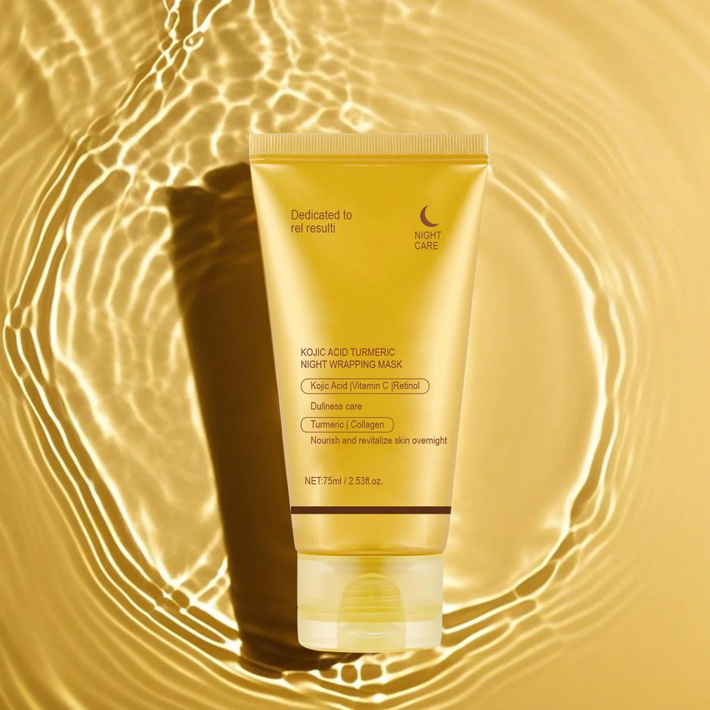 Turmeric Collagen Night Mask Hydrating Moisturizing Brightening Hydrating To Improves Spots Acne Dullness Skin Peel-off Mask