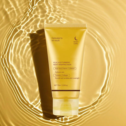 Turmeric Collagen Night Mask Hydrating Moisturizing Brightening Hydrating To Improves Spots Acne Dullness Skin Peel-off Mask