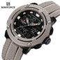 NAVIFORCE Luxury Watch Sport Waterproof Male Clock Date Digital Quartz Men Watch Double Display Wristwatch 2025 New reloj homb