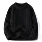 Trendy Knitted Sweater For Men Casual Round Neck Pullover Male Knitted Soft Fall Winter Fashion Long Sleeve Mens Kntwear Outwear
