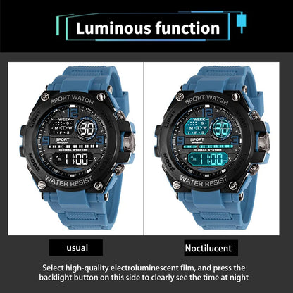 Fashion Sport Electronic Watch Waterproof Stopwatch Man Watches Luminous Alarm Clock Digital Wristwatch