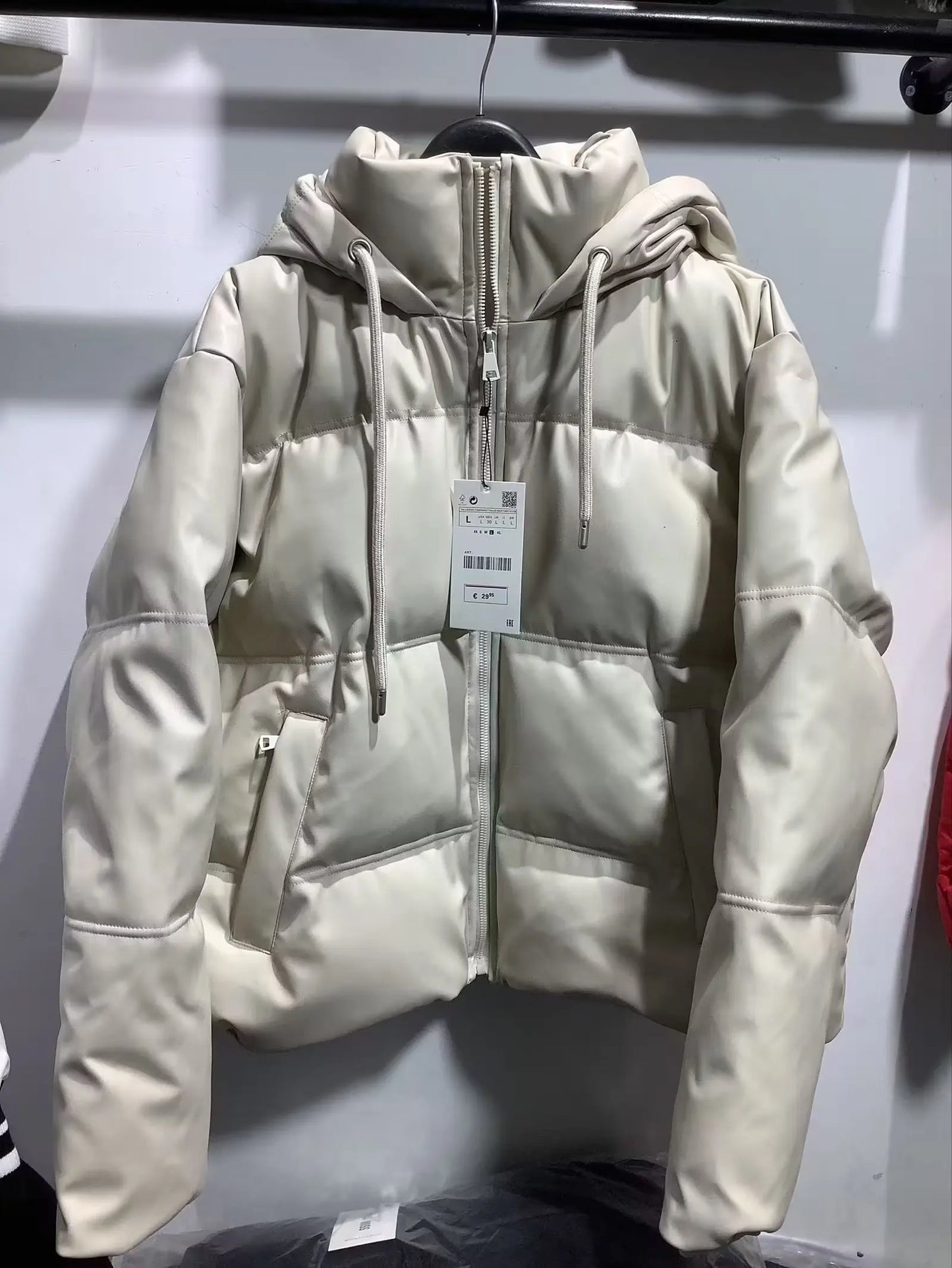 Winter Women's Cold Coat Winter Jackets For Women 2023 Warm Leather PU Parkas Winter Coat Promotion Female Outerwear