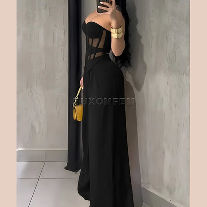 Ladies Stylish One-Piece Sets Female Sleeveless Yoga Sets Women's Fashion Jumpsuits Streetwear Outfits Evening Party Clothings