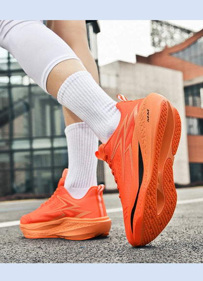 NEW Running Shoes Men Carbon Board Marathon Sports Breathable Lightweight Women's Comfortable Athletic Nonskid Sneakers Casual