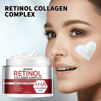3pcs/set Retinol Wrinkle Remover Face Cream Firming Lifting Anti Aging Fade Fine Lines Moisturizing Whitening Repair Skin Cream