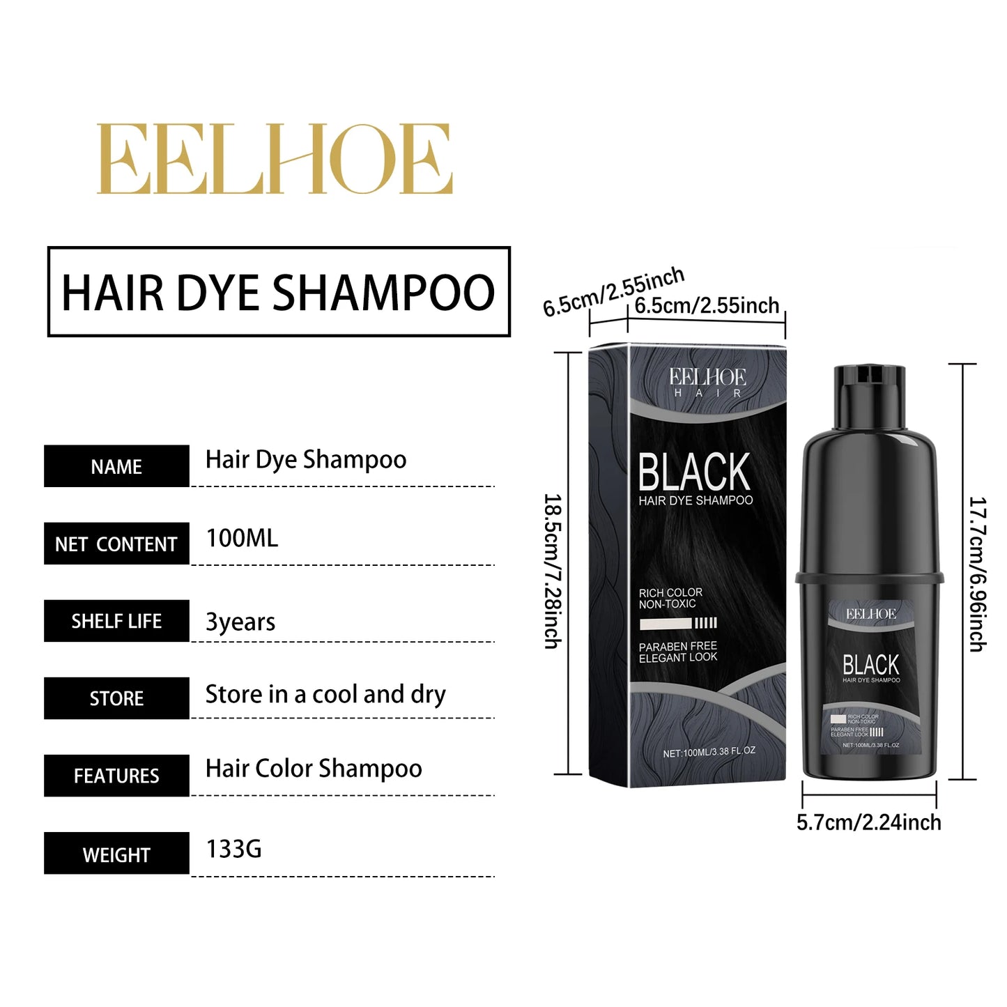 Hair Dye Shampoo Quick Hairdressing Maintain Lasting Color Effect Softening Hair Improve Gloss Herbal Essence Hair Color Shampoo