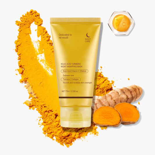 Turmeric Collagen Night Mask Hydrating Moisturizing Brightening Hydrating To Improves Spots Acne Dullness Skin Peel-off Mask