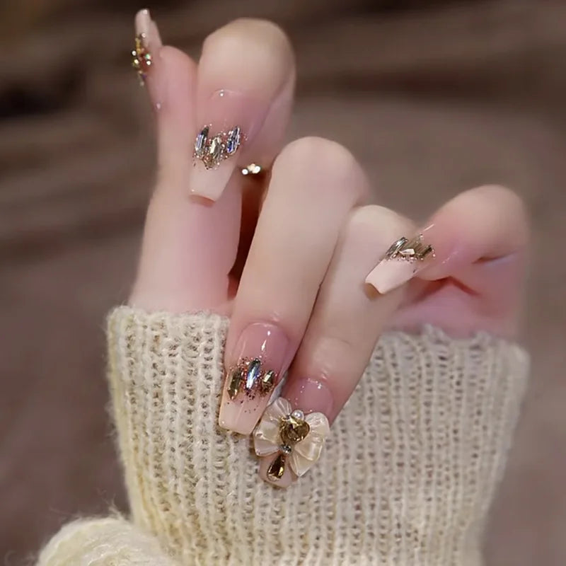 Medium Long Acrylic Fake Nails