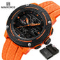 NAVIFORCE Luxury Watch Sport Waterproof Male Clock Date Digital Quartz Men Watch Double Display Wristwatch 2025 New reloj homb