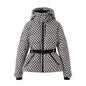 Women's Winter Hooded High Waist Padded Sport Parkas Coats with Belt Female Elegant Thick Warm Pockets Windproof Skiing Jackets