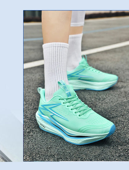 NEW Running Shoes Men Carbon Board Marathon Sports Breathable Lightweight Women's Comfortable Athletic Nonskid Sneakers Casual