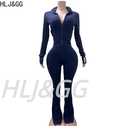 HLJ&GG Winter New Puffer Vest 3 Piece Sets Women Zipper Long Sleeve Top+Cotton Jacket+Legging Pants Outfits Casual Tracksuits BR
