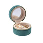 Jewelry Storage Box for Cute Girls - Ring and Accessory Box Made of Velvet, Small and Portable Jewelry Box