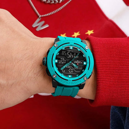 NAVIFORCE Luxury Watch Sport Waterproof Male Clock Date Digital Quartz Men Watch Double Display Wristwatch 2025 New reloj homb