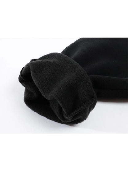 Men's and women's all-purpose sportswear with hooded sweatshirt for outdoor training, jogging, fashionable and casual, comfortab
