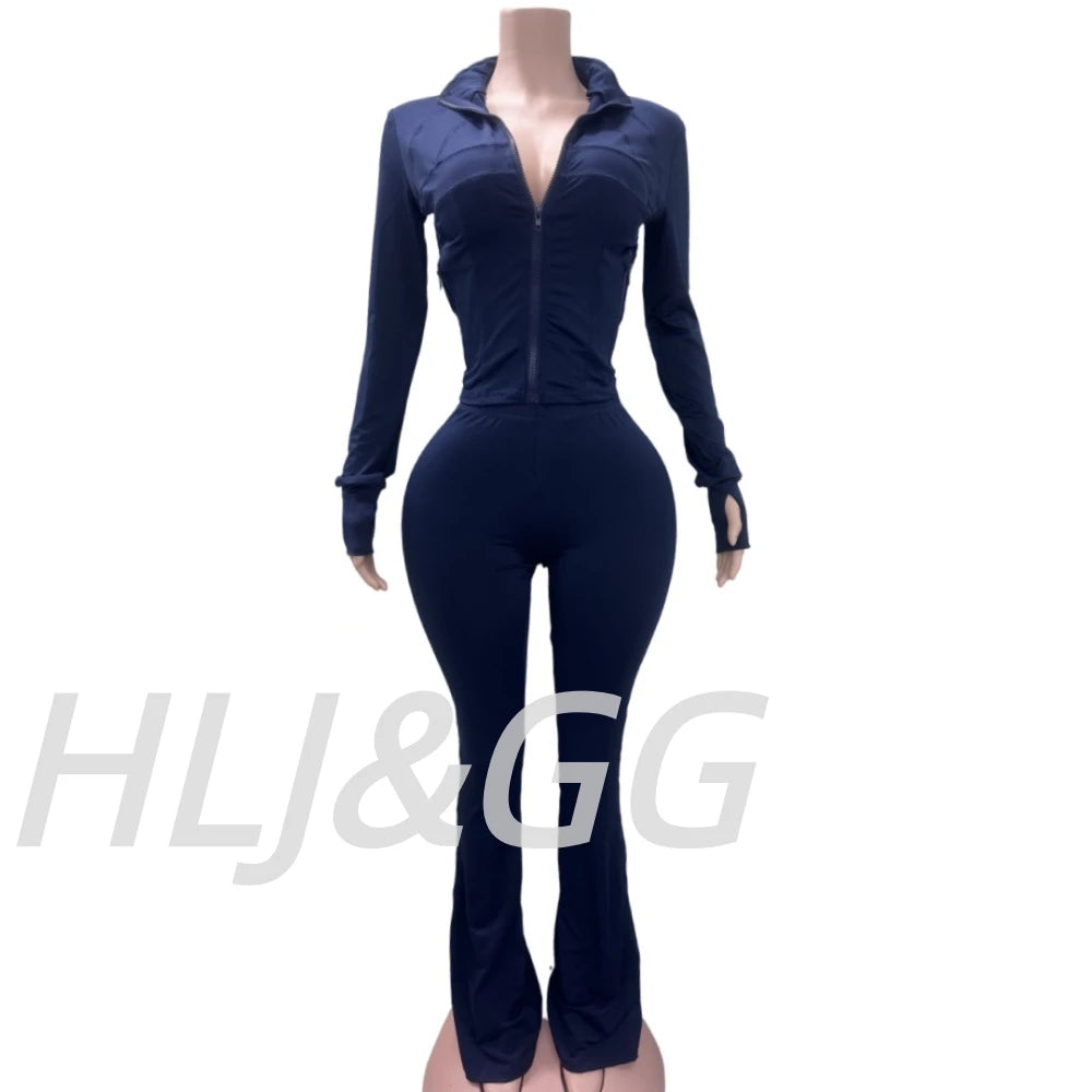 HLJ&GG Winter New Puffer Vest 3 Piece Sets Women Zipper Long Sleeve Top+Cotton Jacket+Legging Pants Outfits Casual Tracksuits BR