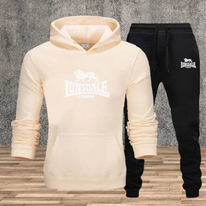 Men's Set Hooded Sweatshirts Sweatpants Autumn Winter Male Daily Casual Sports Jogger Suit 2026 Urban Fashion Hoodies Sportswear