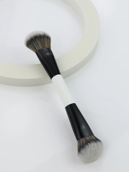 3 styles Double-headed Makeup Brush With Soft Bristles Foundation Brush Blush Brush BB Cream Makeup Brush Portable Makeup Tool