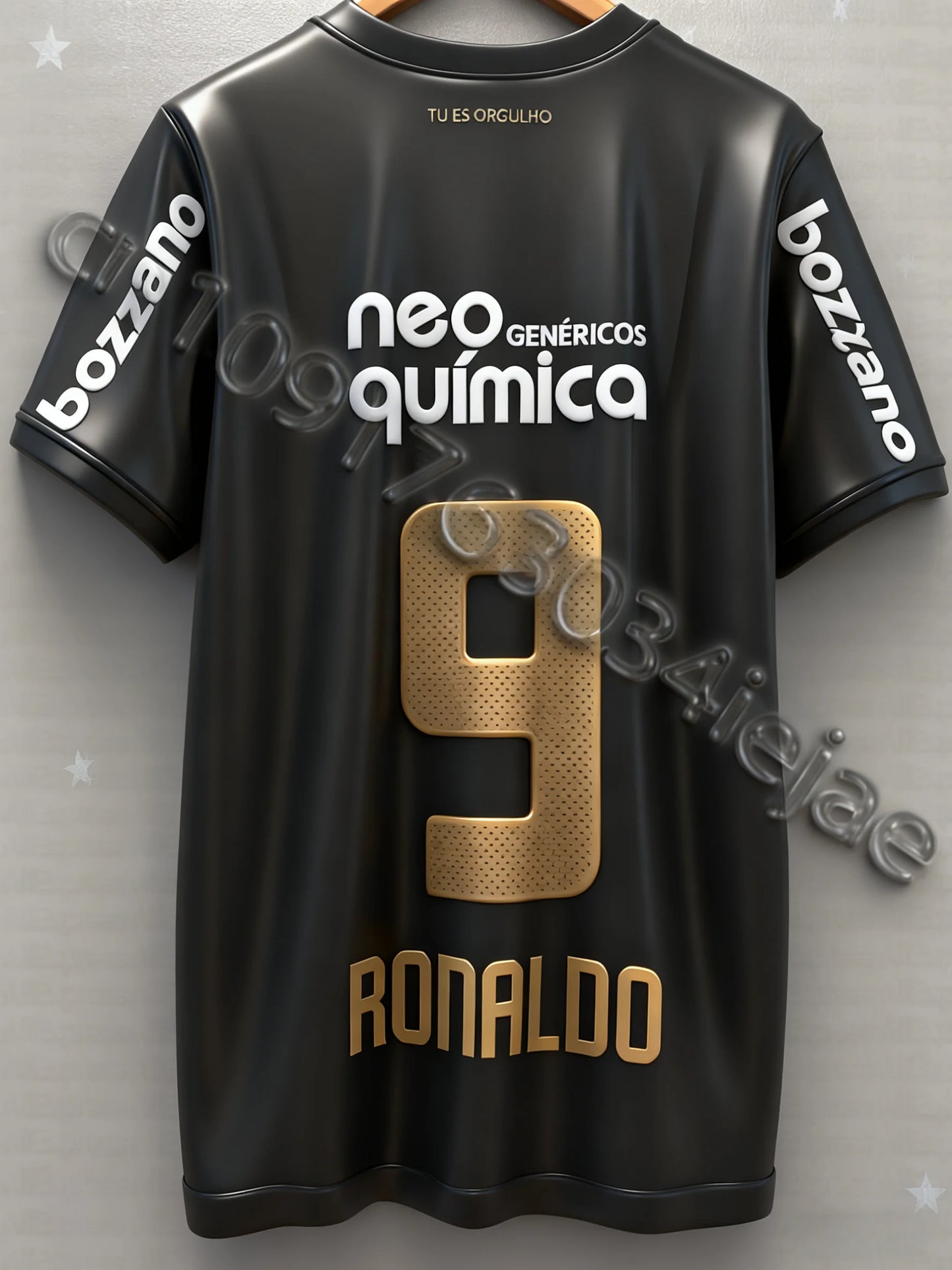 Brazilian Ronaldo Jersey Men's and Women's Outdoor Casual T-shirt Comfortable for Adults and Children 3D Printing