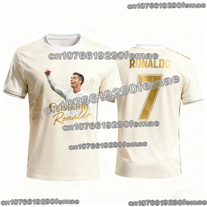 Ronaldo 7 Football Jersey ChatGPT AI Fan Edition Summer Soccer Training Tops Casual Comfortable Sportswear for Men and Children