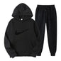 Men's and women's all-purpose sportswear with hooded sweatshirt for outdoor training, jogging, fashionable and casual, comfortab