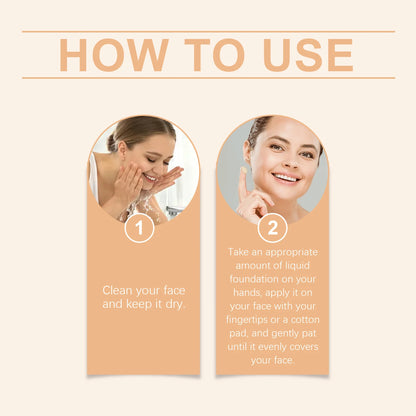 Moisturizing & Protective Foundation - Lightweight, Matte, Clear & Long-Lasting, Hydrating with Luminous Finish