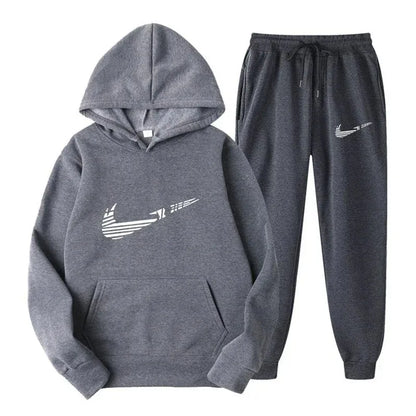 Men's and women's all-purpose sportswear with hooded sweatshirt for outdoor training, jogging, fashionable and casual, comfortab